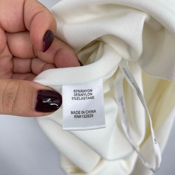 Lovers and Friends | NWT Charlotte Midi Dress in White Cut Out Crystal Straps S - Picture 13 of 14